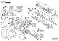 Bosch 0 603 304 768 Pbh 160 R Rotary Hammer 230 V / Eu Spare Parts